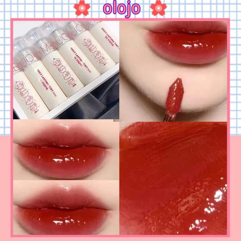 ⚜️Son bóng MENGXIDUO 3D hương trái cây chống nước lâu trôi