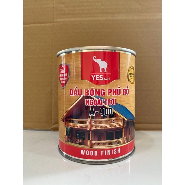 Dầu Bóng Phủ Gỗ A900 Yespaint - Màu bóng cánh gián, bóng vàng
