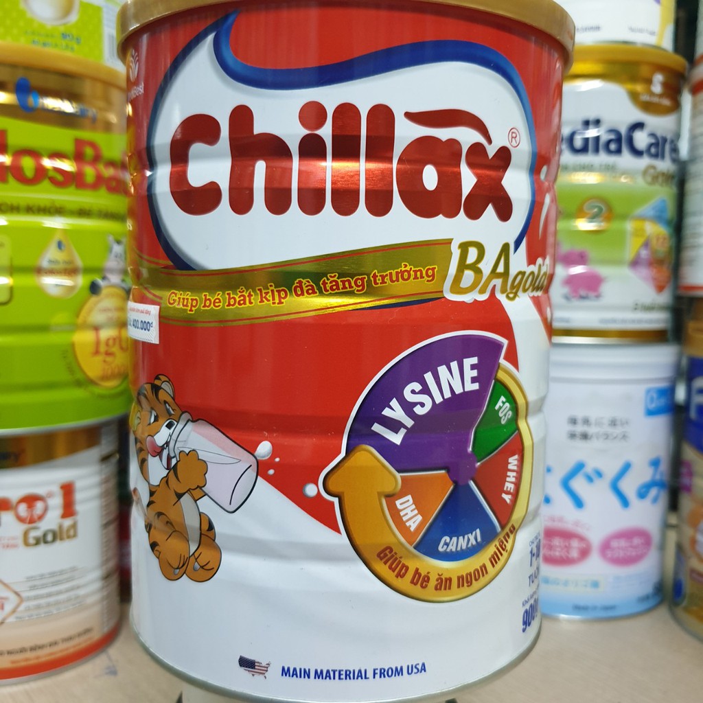 SỮA CHILLAX BA GOLD 900G Date mới nhất 2022