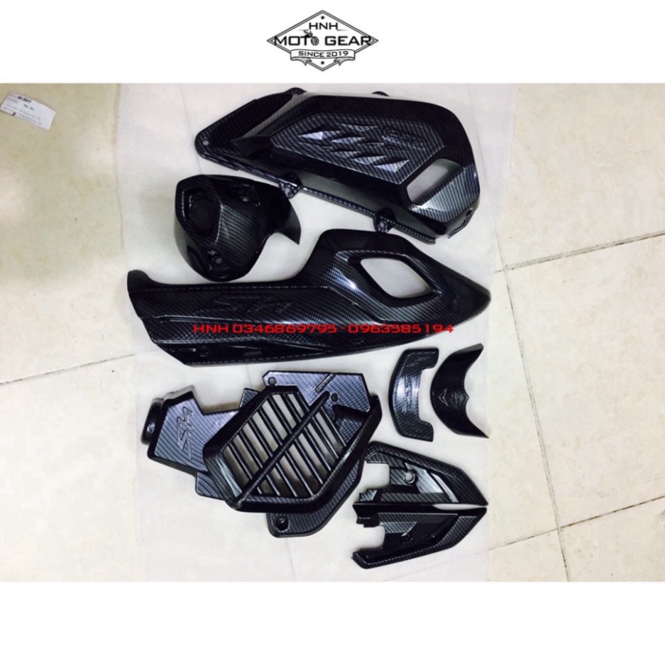 Ốp Carbon Cho SH 2017 - 2019 Artista Chính Hãng 11 Món