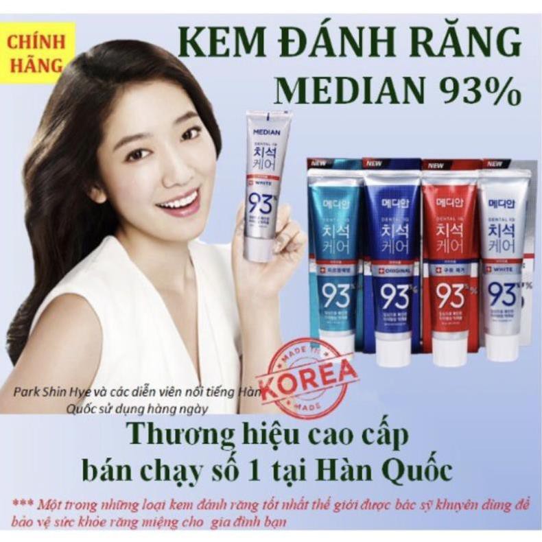 Kem đánh răng Median Hàn Quốc 93% làm trắng răng