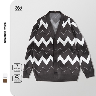 [Mã FAMALLT5 giảm 15% đơn 150K] Áo cardigan nam dài tay 360 BOUTIQUE chất len sang trọng, lịch lãm - CARCN105