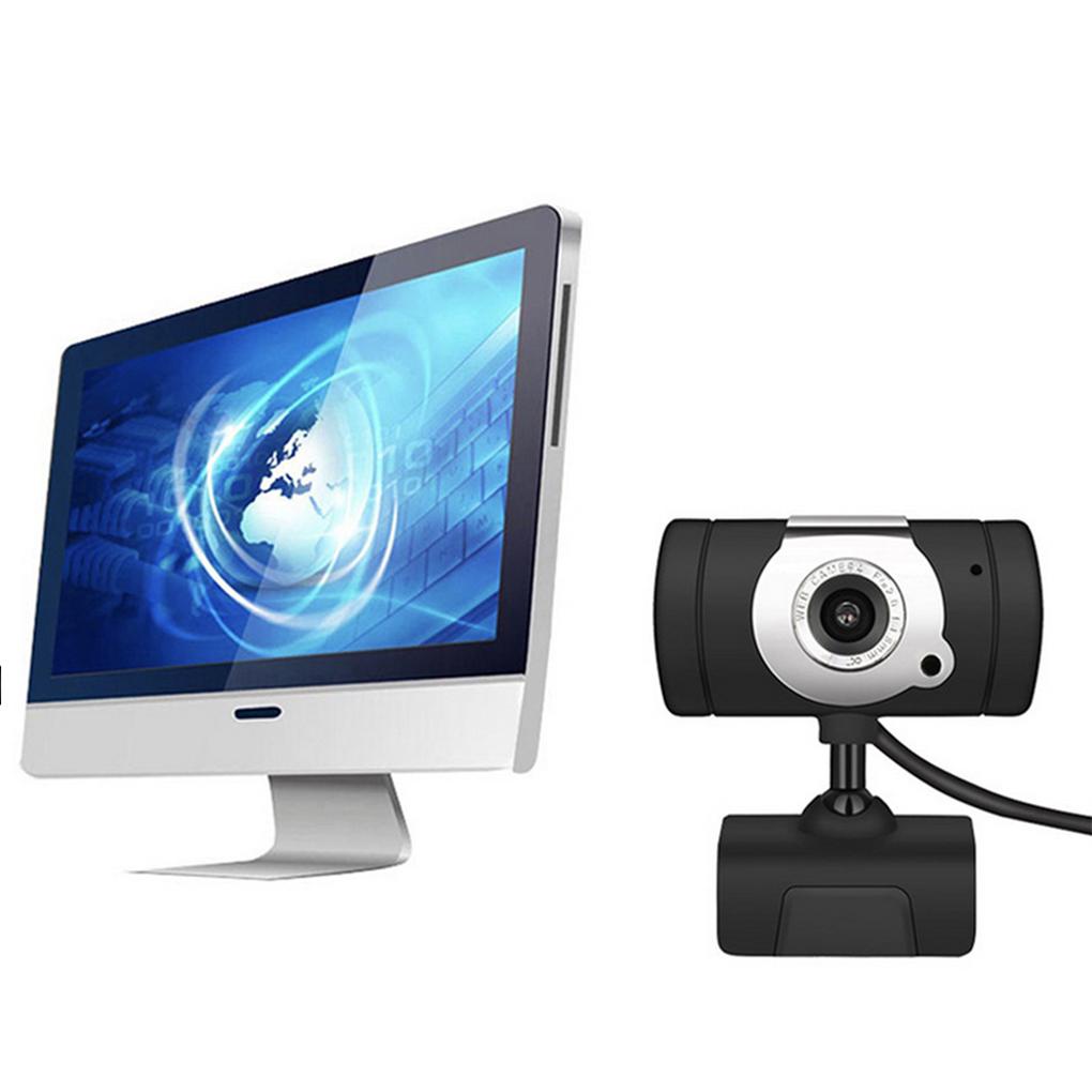 Webcam USB 2 0 Xoay 360 Độ HD 480P Có MIC Cho Máy Tính / Laptop