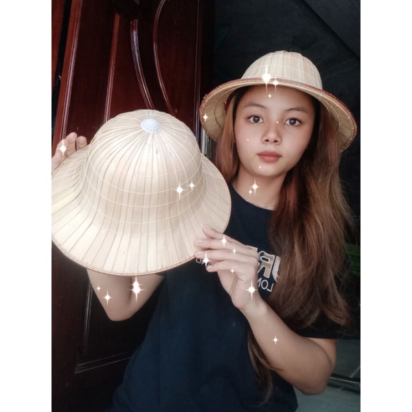 Nón lá Mũ Cốitặng kèm dây quai nón