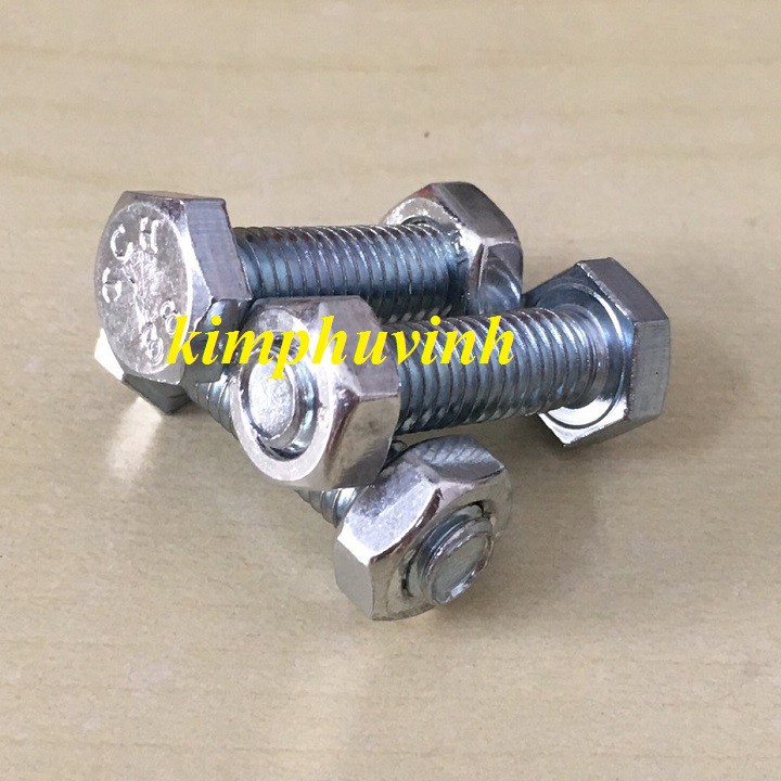 20 BỘ 8X30mm BULONG LỤC GIÁC - BULON 8LI