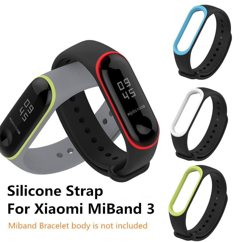Dây đeo thay thế chất liệu silcone dẻo cho XIAOMI Mi Band 3