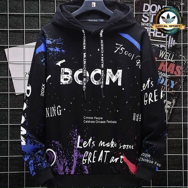 [Xả lỗ ] Áo Hoodie Nam Chất Nỉ Hàng FREESIZE 1 Cỡ Form Dáng Rộng Dưới 1m68 65KG Sành Điệu Hợp Thời Trang Giới Teen | BigBuy360 - bigbuy360.vn