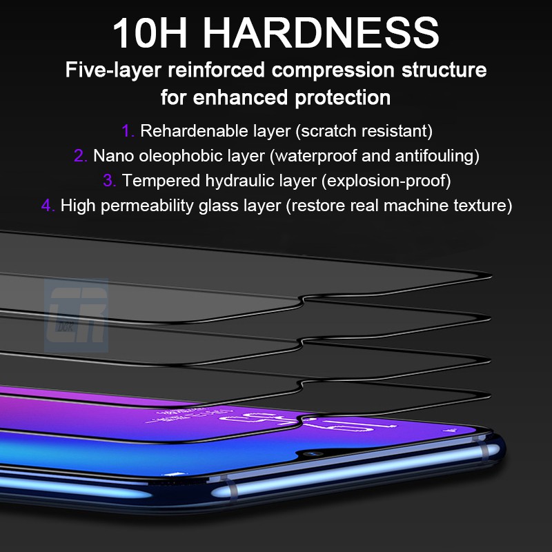 2Pcs 11D Curved Edge Tempered Glass for OPPO F5 F6 F7 F11 F9 F11Pro Screen Prote