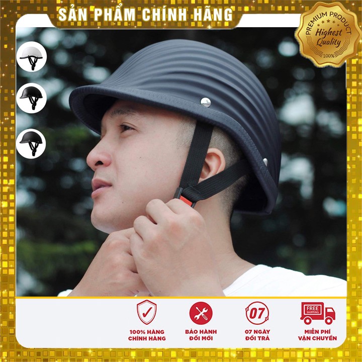 Mũ Bảo Hiểm Nửa Đầu 1/2 Đua Ngựa Cao Cấp Nhiều Màu Cho Nam Nữ