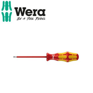 Tua vít dẹp cách điện 160i 0,8 x 4,0 x 100 mm, Wera 05006115001