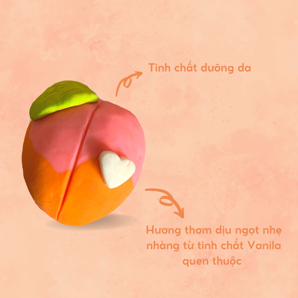 Bánh siêu tạo bọt bồn tắm PEACHY NIGHT [Labbi] Bubble Bar
