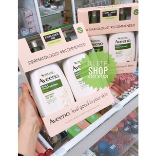 Dưỡng thể lúa mạch làm mềm da Aveeno Daily Moisturizing Lotion
