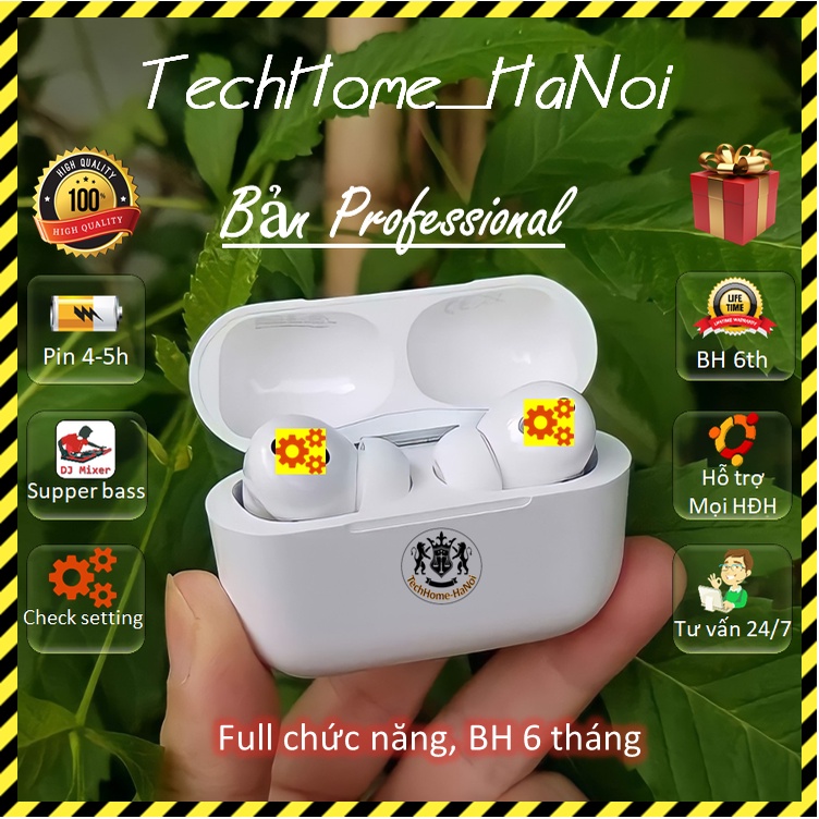 Tai nghe bluetooth pro bass uy lực full chức năng định vị đổi tên sạc không dây sản xuất năm 2022- TechHome.HaNoi