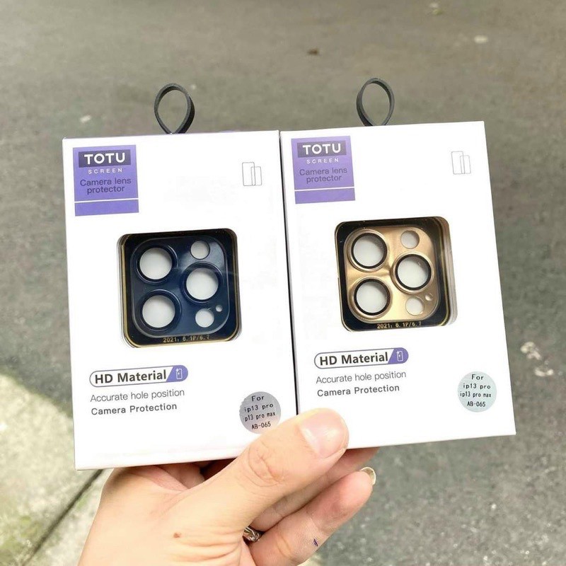￼Miếng dán TOTU bảo vệ cụm camera iPhone 13 Mini, 13, 13 Pro, 13 Pro Max bảo vệ camera toàn diện siêu tốt chính hãng