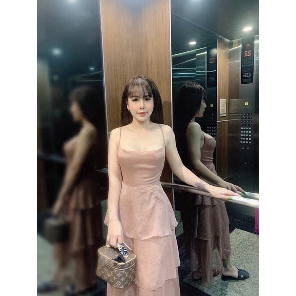 Pass váy voan tơ lụa tk