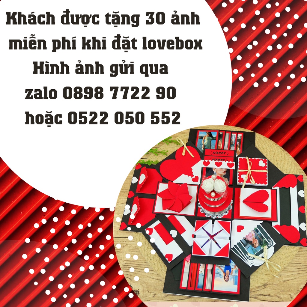 [ FREE SHIP] Hộp quà tặng love box