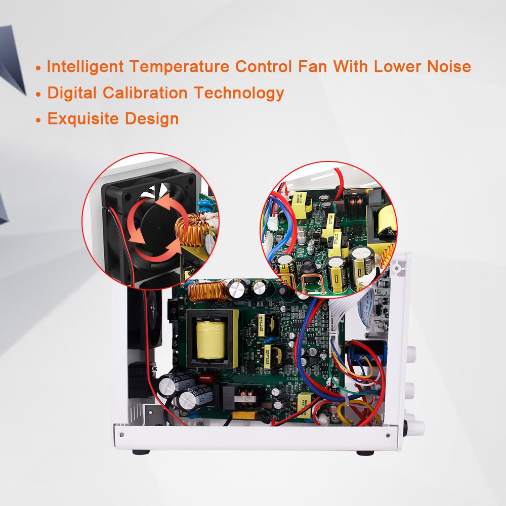 NICE-POWER 0-30V 0-10A Lab DC Power Supply  For cellphone PCB  repair,5V 2A USB Port