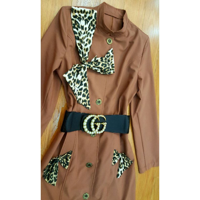 Áo khoác kiểu dáng dài vintage