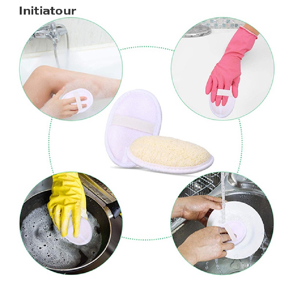 Bông Tắm Sợi Cotton Tự Nhiên Tẩy Tế Bào Chết