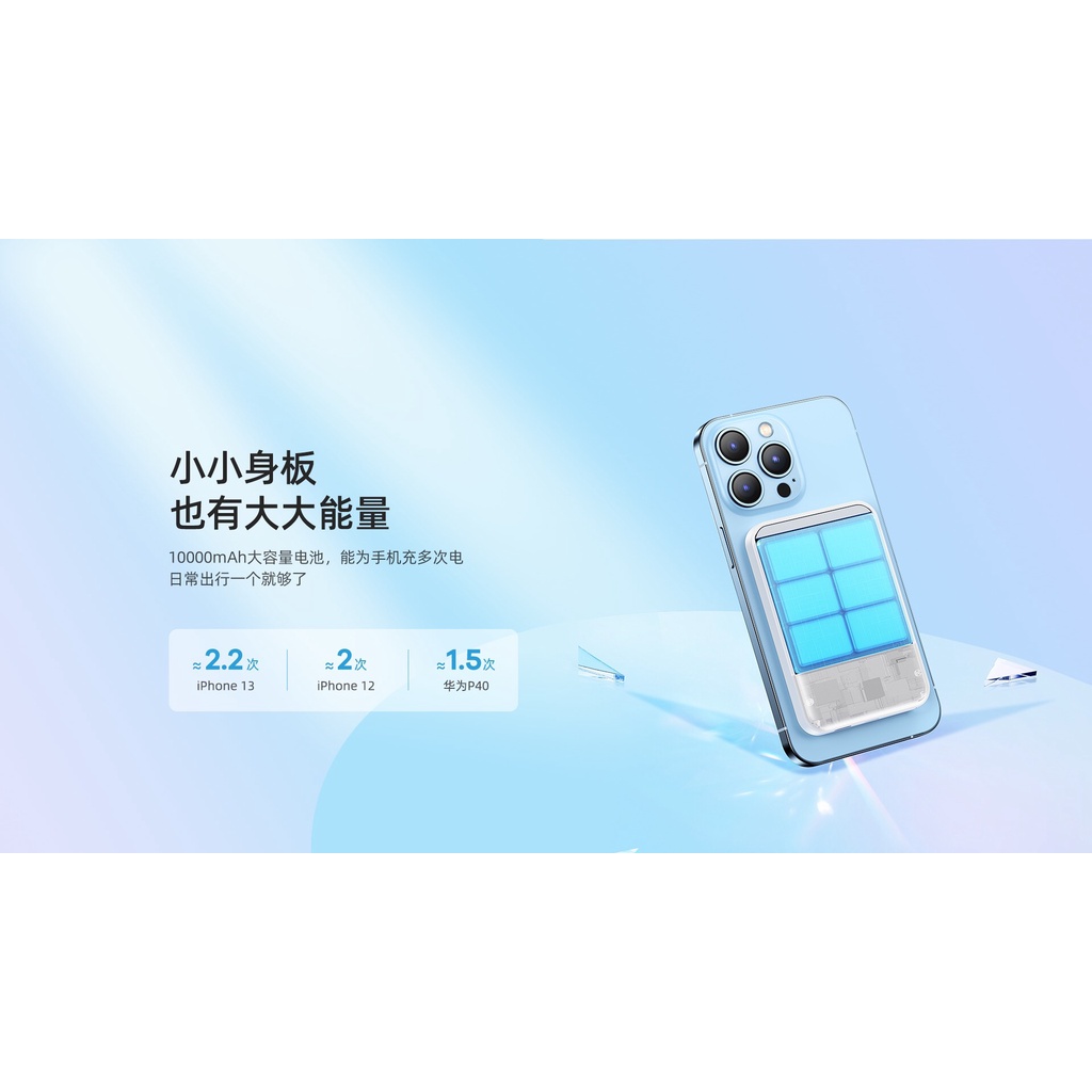 Sạc dự phòng không dây từ tính 15W Remax RPP-65 10000mAh hỗ trợ sạc nhanh PD20W