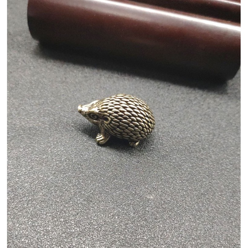 Tượng Nhím mini 🎁FREESHIP🎁Nhím bằng đồng -Tượng Nhím phụ kiện tiểu cảnh, bàn trà, bàn làm việc | BigBuy360 - bigbuy360.vn