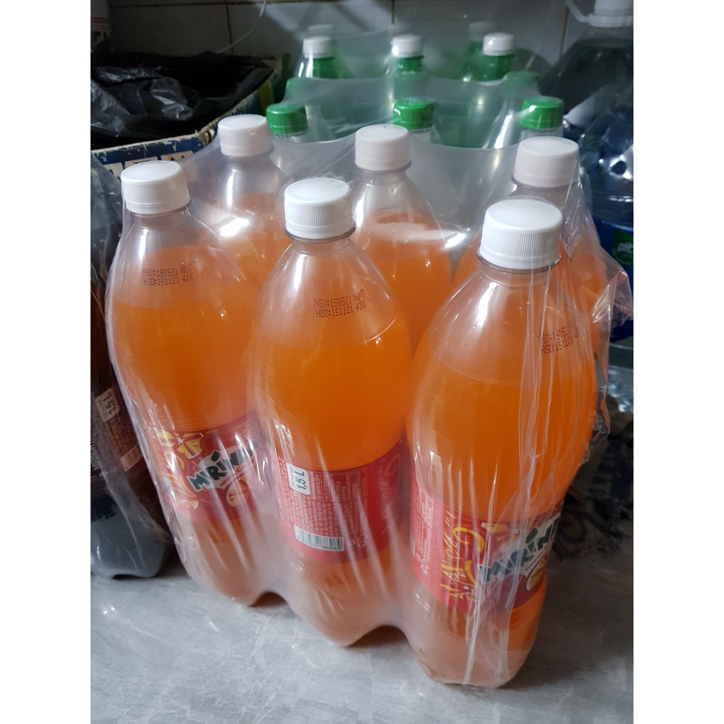 Nước Ngọt Có Gas Mirinda Vị Cam Soft Drink Chai Nhựa PEP 1.5 Lít Date Luôn Mới