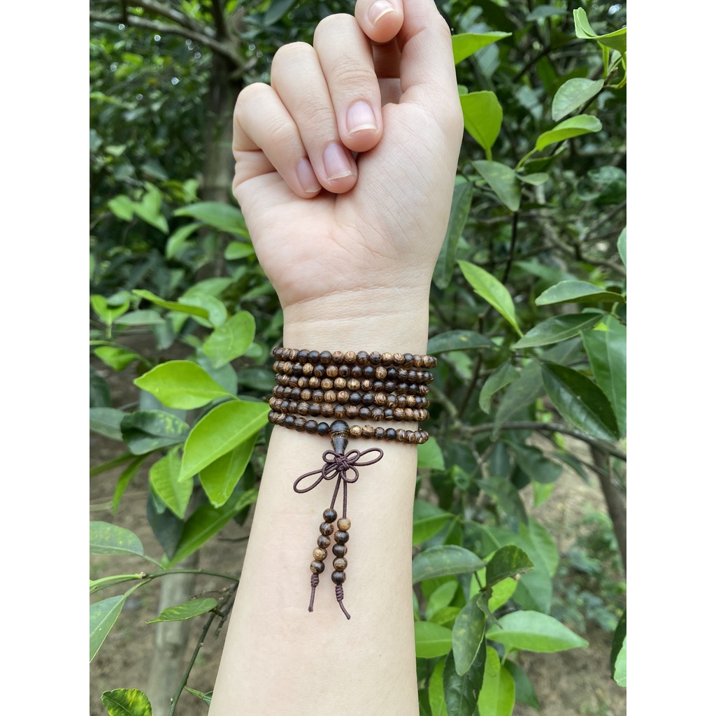 Vòng Trầm Hương 4mm 108 hạt 4mm 216 Hạt - Trầm Hương Sánh Chìm