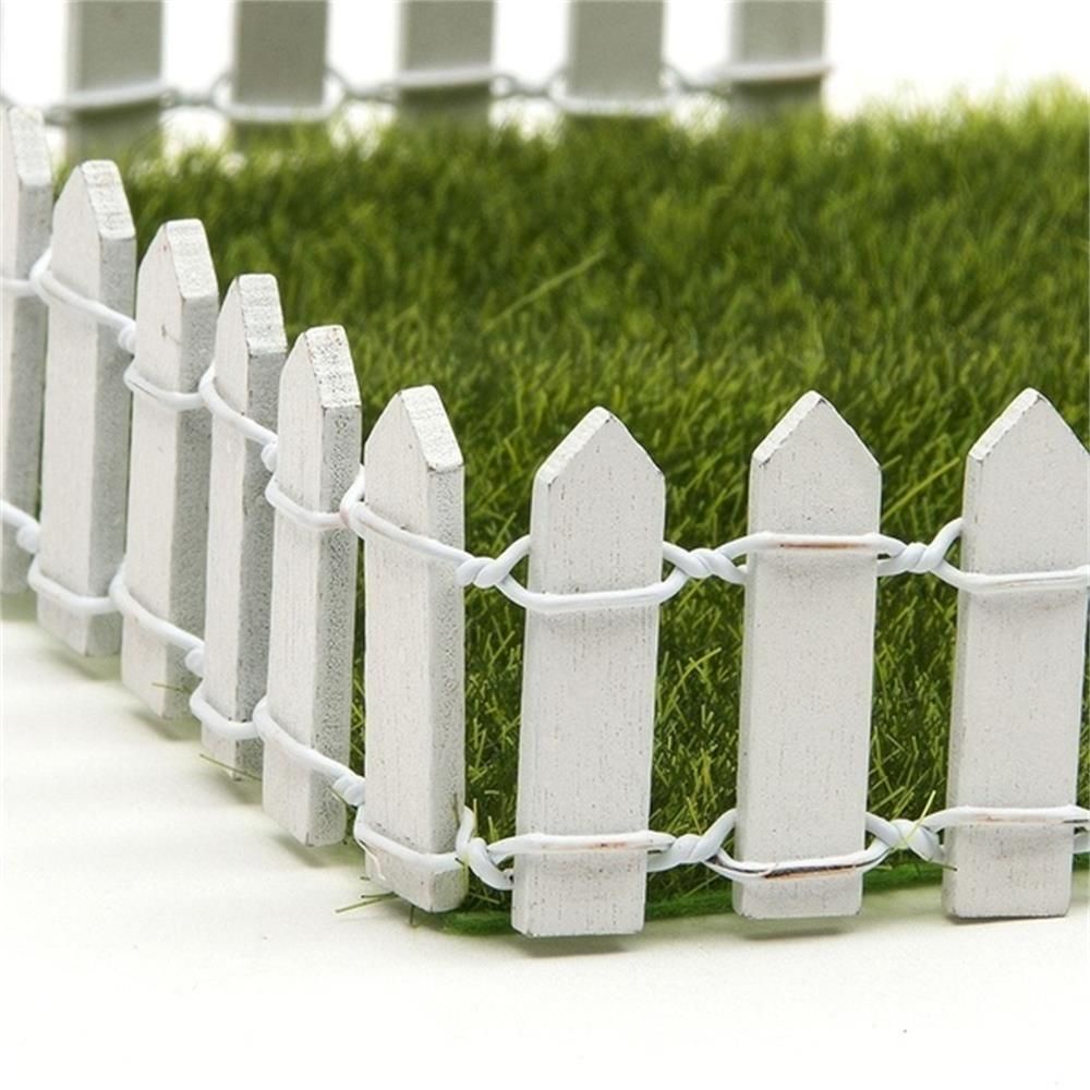 Hàng Rào Gỗ Mini 100x5cm Nhiều Màu Sắc Dùng Trang Trí Tiểu Cảnh