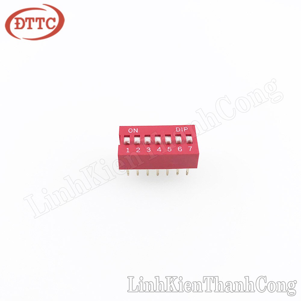 Công Tắc Bit 7P (7 Số) Màu Đỏ
