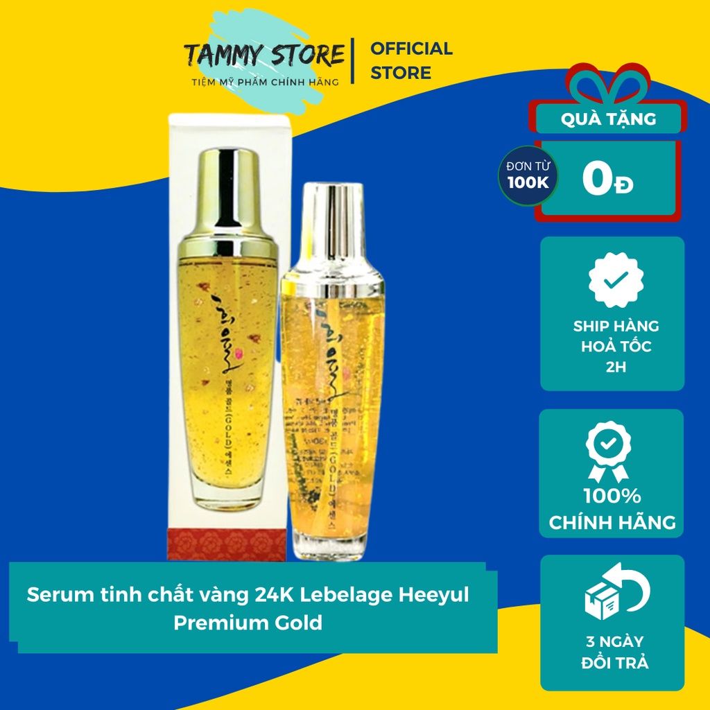 Serum tinh chất vàng 24K Lebelage Heeyul Premium Gold Hàn Quốc