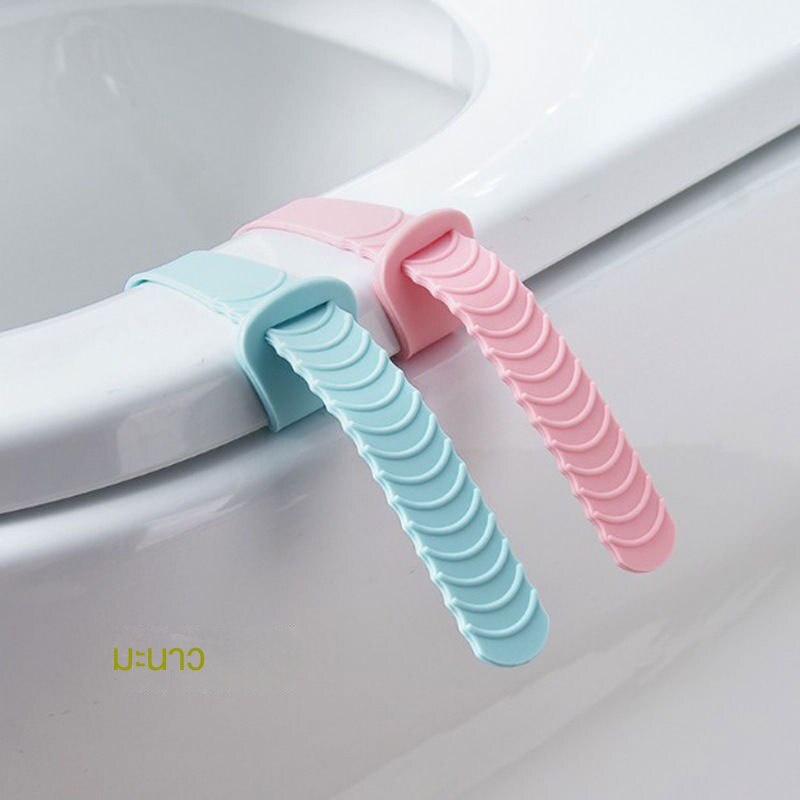 Tay Cầm Nhấc Nắp Bồn Cầu Bằng Silicone Chống Bẩn Dây Cao Su V6 Nhấc Nắp Bồn Cầu - Nâng Bảo Đảm Vệ Sinh