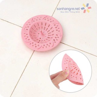 Miếng Lọc Rác Chậu Rửa Silicon KM-1321 Hàng Nhật - Hồng