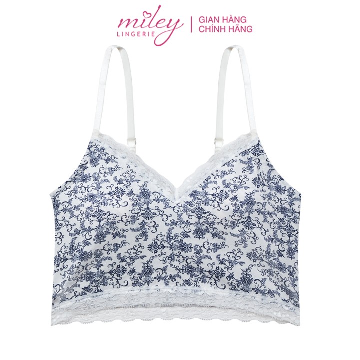 Bộ Đồ Lót Nữ Cotton Lụa Phối Ren Nature Wind Miley Lingerie BRC0613_FCP0611 | BigBuy360 - bigbuy360.vn