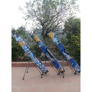 Bao đựng cần 3 ngăn có chân chống 1m25