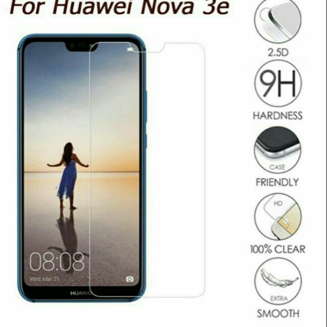 Kính cường lực huawei nova 3e , bộ 3 kính