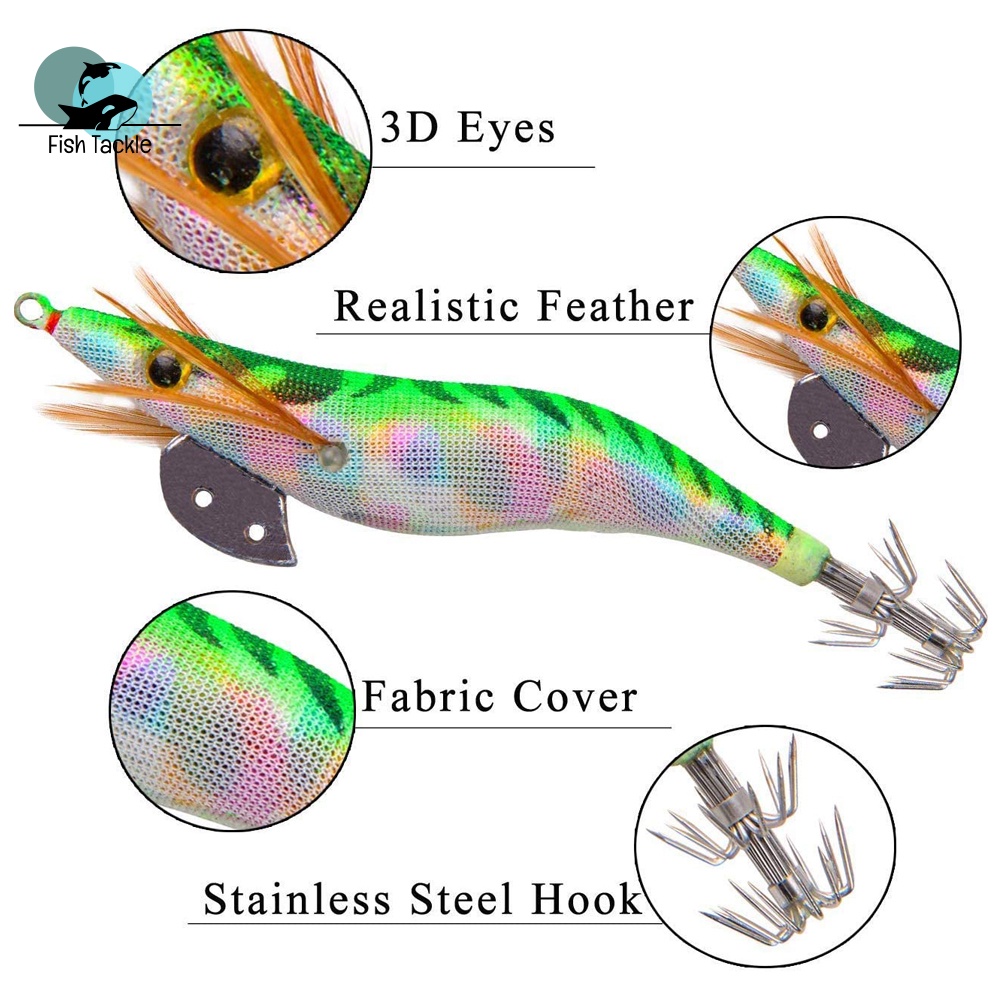 2.0# Mồi Câu Cá Giả Hình Con Tôm