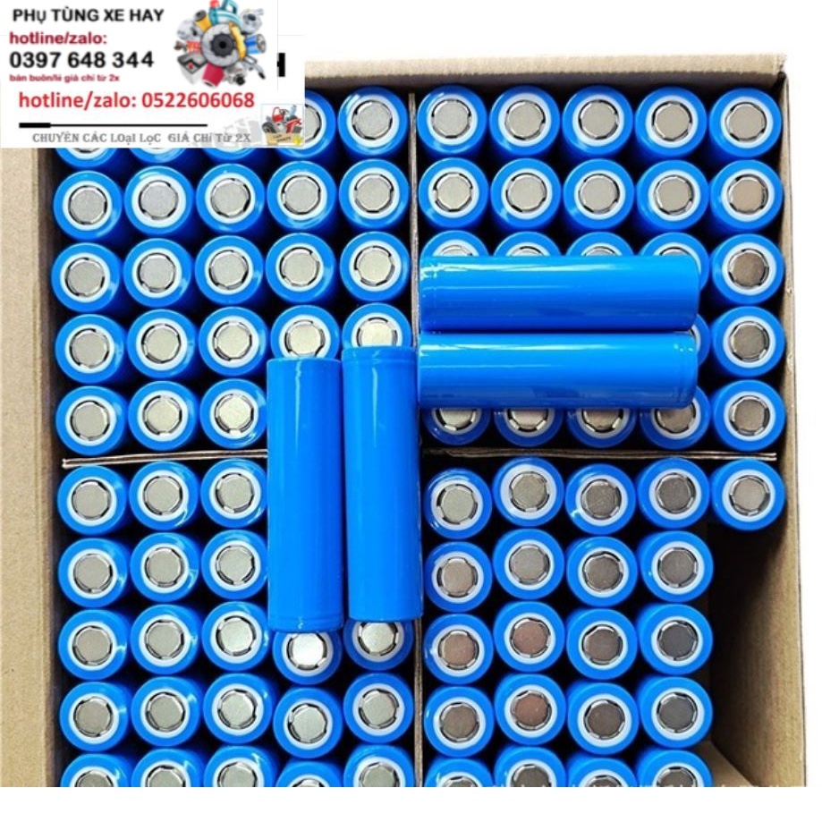 Pin 18650🌻 9900mAh 10C🌺lắp quạt tích điện, đèn pin, sạc dự phòng , tông đơ...