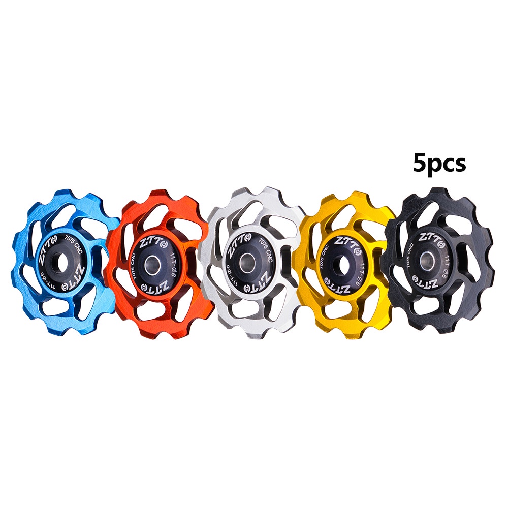 Vòng bi ròng rọc gốm Ztto gắn bộ đề phía sau xe đạp leo núi MTB 11T AL7075 CNC 4mm 5m
