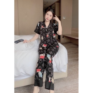 ĐỒ BỘ CỘC DÀI LỤA MẶC Ở NHÀ