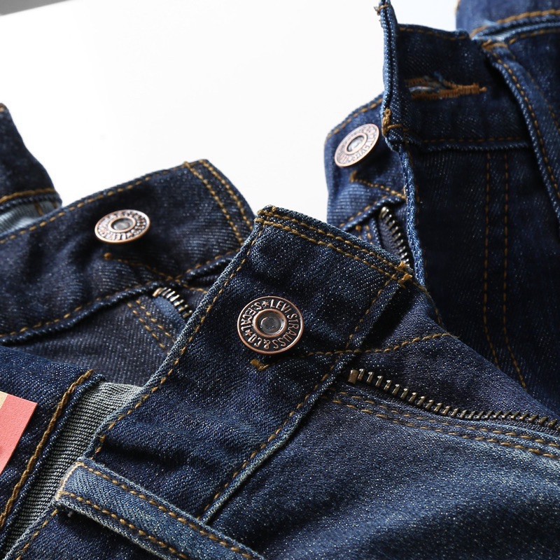 Quần Jean Nam cambodia Levi mẫu mới 2021-ống đứng jean co giản Hải An Jeans