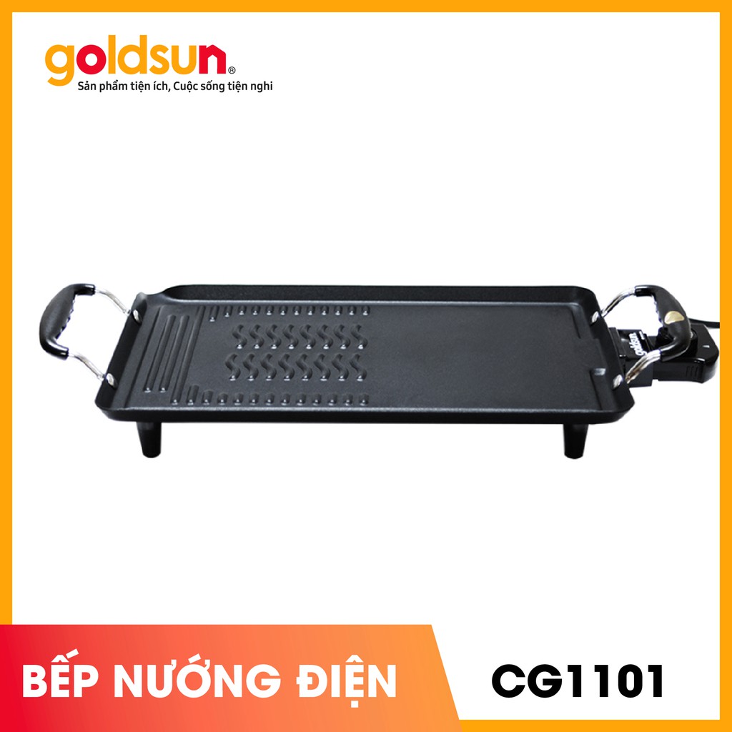 Bếp nướng điện Goldsun CG1101 + 1400W + 240 độ C + 5 mức điều chỉnh nhiệt