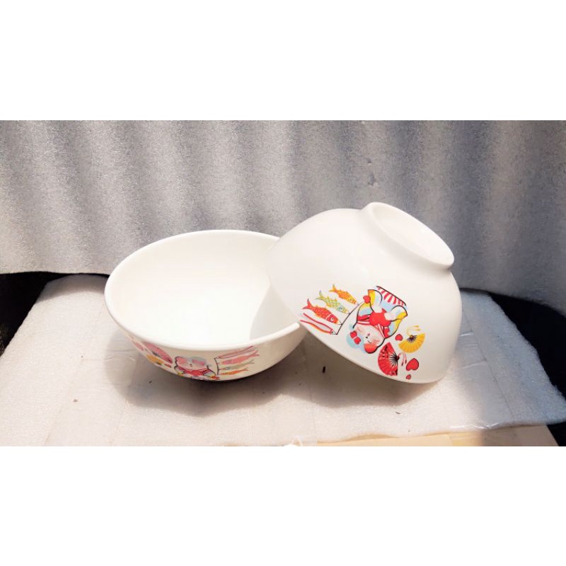 Tô sứ ăn phở 18 x 7cm trắng / logo Pepsi