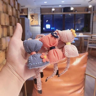 bờm tóc nơ cho bé gái