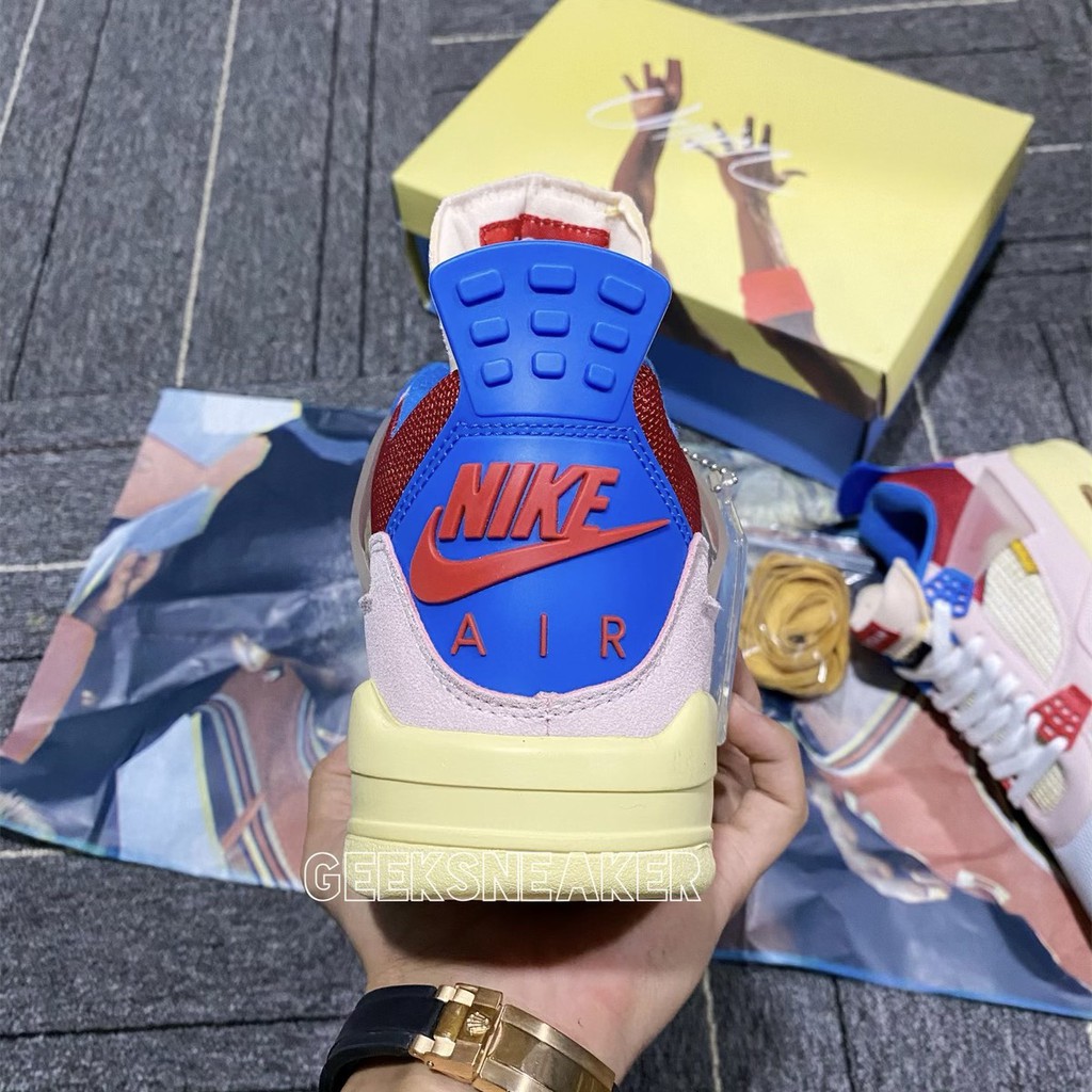 [GeekSneaker] Giày Jordan 4 Union Guava Ice | BigBuy360 - bigbuy360.vn