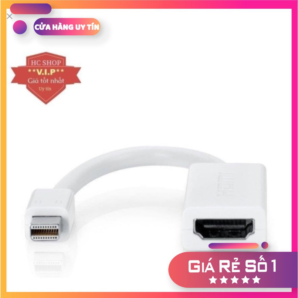 Cáp chuyển đổi Mini Display port HDMI adapter Mini Display port VGA FULLHD 1080p/ 4K có thể dùng cho Macbook Thunder