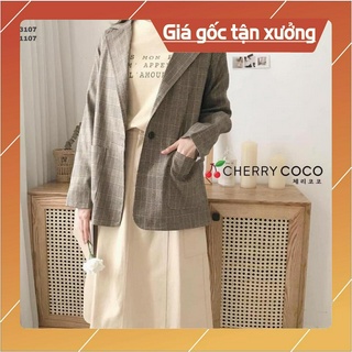 { GÍA SỐC } Áo Vest Blazer kẻ caro