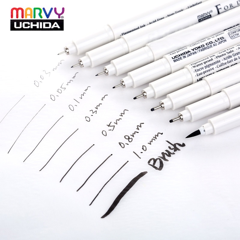 Bộ bút line đi nét Marvy 4600