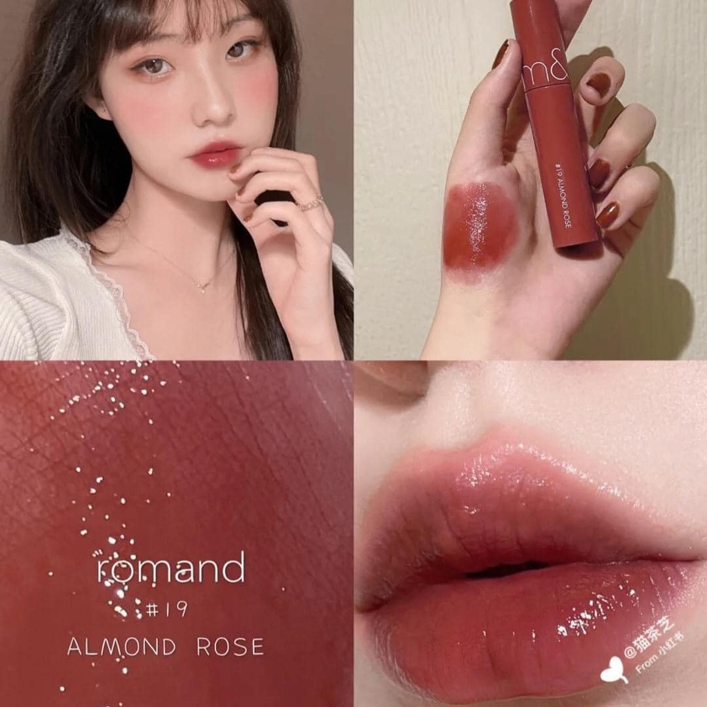 Son Romand Juicy Lasting Tint màu 19 Almond Rose - hoa hồng hạnh nhân | BigBuy360 - bigbuy360.vn
