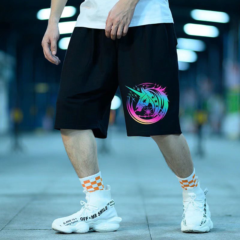 Quần Short Thể Thao Ống Rộng In Họa Tiết Trung Hoa Dành Cho Nam Size M-8Xl | BigBuy360 - bigbuy360.vn