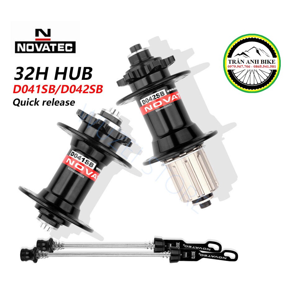 Moay ơ Hub xe đạp Novatec D041SB/D042SB 32 lỗ